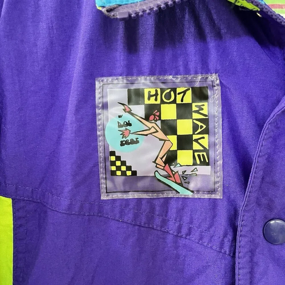 Vintage Hot Gear Waterproof Insulated Winter Jacket 80s Hot Wave Youth Size 14